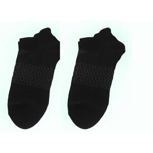 Men Socks Bombas 2 Pack Lightweight Ankle Socks Size XL Shoes Size 9-13 Black‎